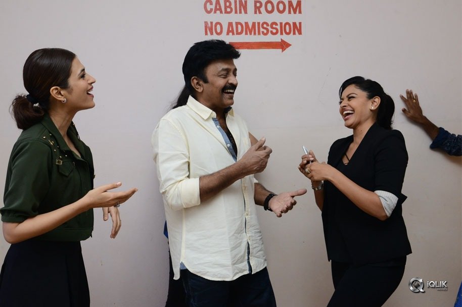 PSV-Garuda-Vega-Movie-Team-At-Bhramaramba-Theater